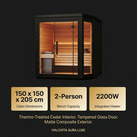 HaloVita Aura Luxe 2-Person Salt Therapy Room — Results & Stats