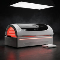 SeekPretty RadianceArc 900 Red Light Therapy Bed — Studio Shot