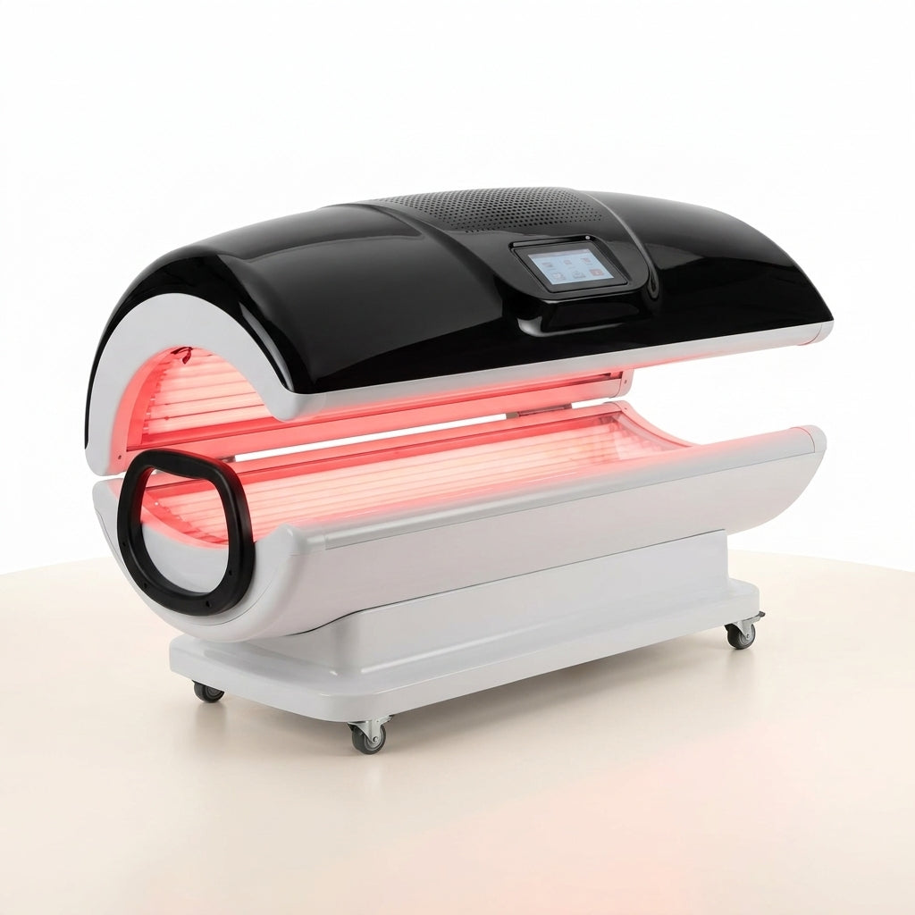 SeekPretty RadianceArc 900 Red Light Therapy Bed — Studio Shot