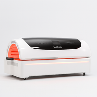 Red Light Therapy Bed Designed for Full Body Treatment, high-quality LEDs, Clamshell Design, Touch Control
