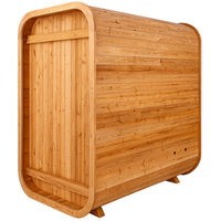 Indoor Sauna Built for Home Wellness, Canadian Cedar Construction, Tempered Glass Door, Heat Therapy
